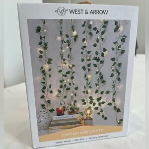 Curtain Vine Lights with Warm White LEDs